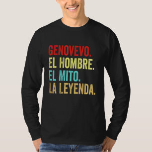 T-shirt Genovevo El Hombre El Mito La Leyenda Regalo Para