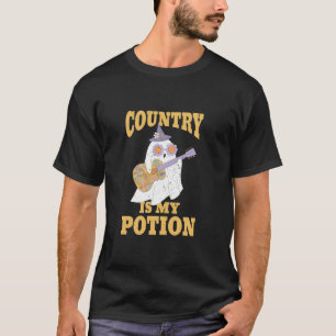 T-shirt Genre de musique country Harmonica Cowboy Ancien r