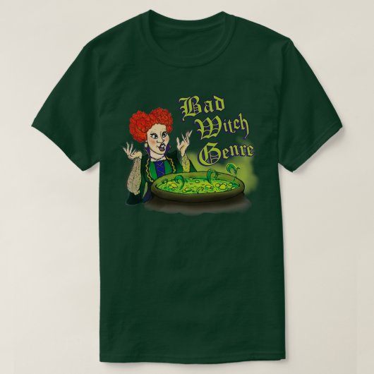 T-shirt Genre de sorcière incorrect (Design devant)