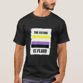 T-shirt Genre Fluid Enby Genderqueer Non Binary (Devant)