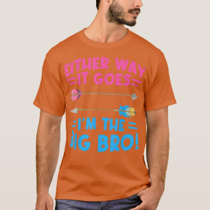 T-shirt Genre Reveal I'm The Big Bro Pregnancy Annonceme