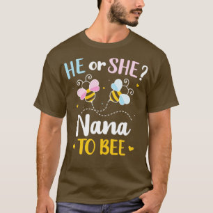 T-shirt Genre révèle qu'il ou elle nana correspond bébé de