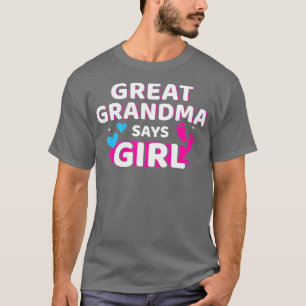 T-shirt Genre révéler arrière grand-mère dit fille apparié