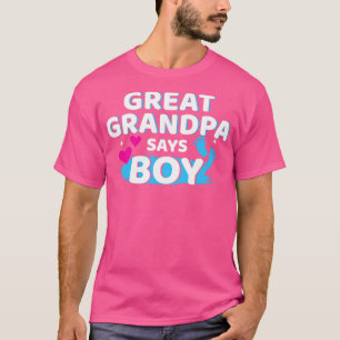 T-shirt Genre révéler arrière grand-père dit garçon corres