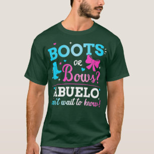 T-shirt Genre révéler bottes ou arcs abuelo correspondant 