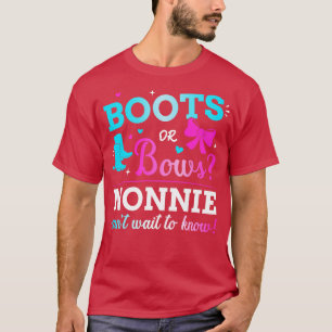 T-shirt Genre révéler bottes ou arcs nonnie correspondant 