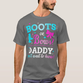 T-shirt Genre révéler bottes ou arcs papa correspondant bé