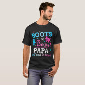 T-shirt Genre révéler bottes ou arcs papa correspondant bé (Devant entier)