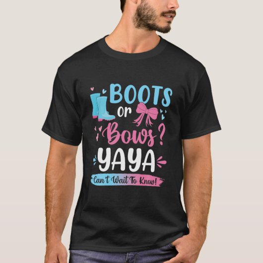 T-shirt Genre Révéler Bottes Ou Vaches Yaya Correspondant  (Devant)