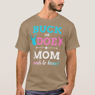 T-shirt Genre révéler buck ou la mère jumelle bébé fête