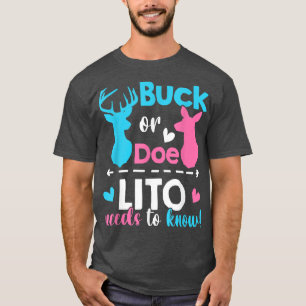 T-shirt Genre révéler buck ou Lito a besoin de connaître m