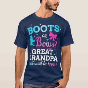 T-shirt Genre révéler des bottes ou des arcs arrière grand
