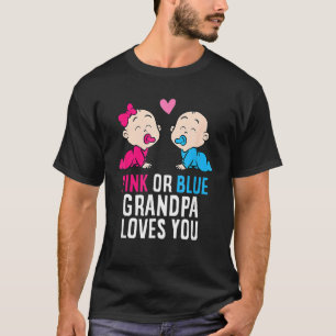 T-shirt Genre Révéler Grossesse Grand-père Vous Aime Bébé