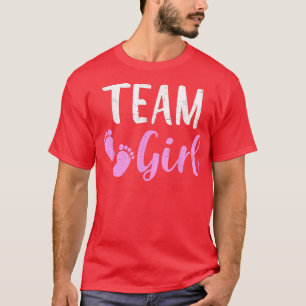 T-shirt Genre révéler l'équipe fille jumelé famille bébé