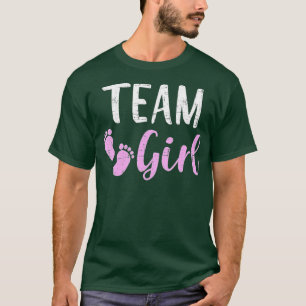 T-shirt Genre révéler l'équipe fille jumelé famille bébé