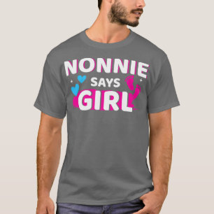 T-shirt Genre révéler nonnie dit fille apparie famille bab