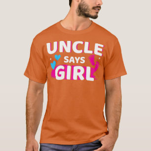 T-shirt Genre révéler oncle dit fille jumelle bébé famille