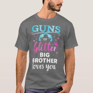 T-shirt Genre révéler s frère parties scintillant correspo