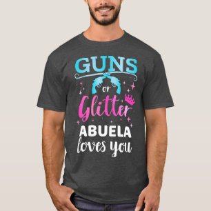 T-shirt Genre révéler s ou parties scintillant abuela corr