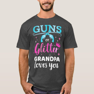 T-shirt Genre révéler s ou parties scintillant grand-père