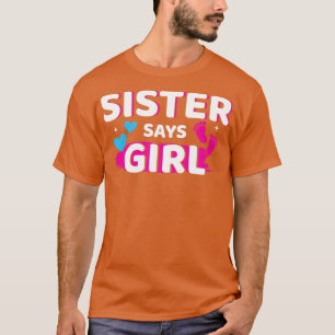 T-shirt Genre révéler soeur dit fille appariement famille