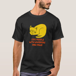 T-shirt Gens avec moustaches et pattes Chat  Amis Chatton 