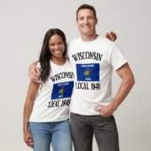 T-shirt Gens du pays 1848 du Wisconsin (Unisexe)