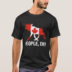 T-shirt Gens, hein! Drôle de Canada Moose Maple Leaf Canad