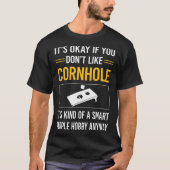 T-shirt Gens intelligents Cornhole (Devant)