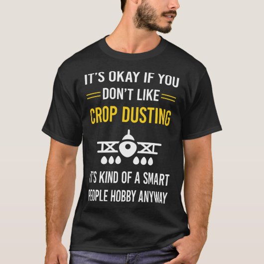 T-shirt Gens intelligents Crop Duster (Devant)