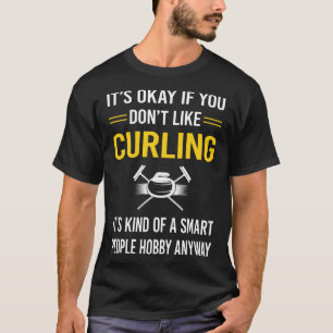T-shirt Gens intelligents curling
