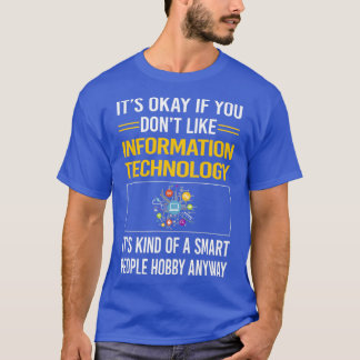 T-shirt Gens intelligents et amusants Technologie de l'inf