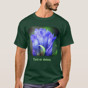 T-shirt Gentiane Bleue Personnalisée