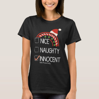 T-shirt gentil innocent jusqu'à preuve de culpabilité chri