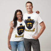 T-Shirt Gentilhomme à Moustache en Guidon (Unisexe)