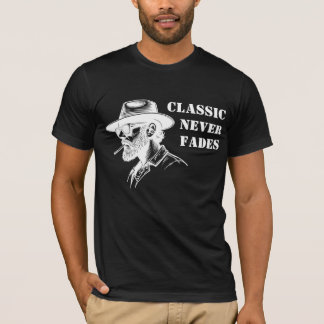 T-shirt Gentleman de style vintage avec Casquette Fedora