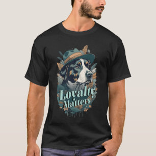 T-shirt Gentleman Dog Une Fête De La Fidélité Et Des Amis