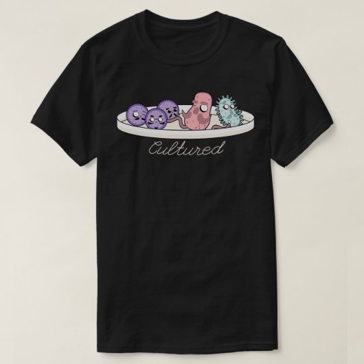 T-shirt Gentlemen Microbes (Design devant)