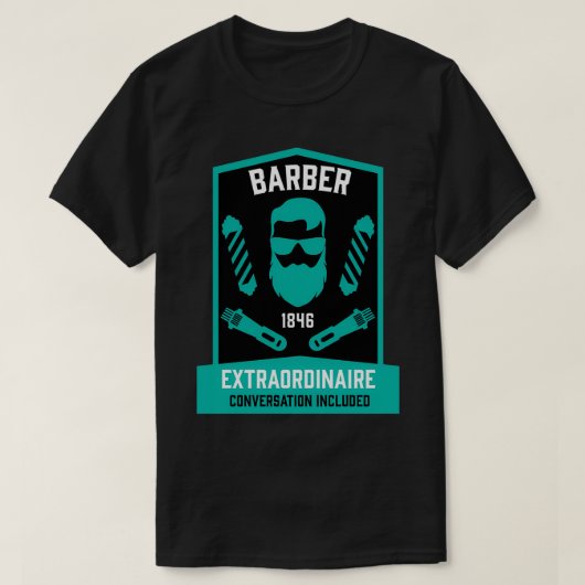 T-shirt Gentlemenx27s Barbershop Funny Salon Décor Gentlem (Design devant)