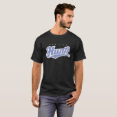 T-shirt GenuineTee - gros morceau (bleu/blanc) (Devant entier)