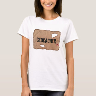 T-shirt: Geocacher (Schatkaart) T-shirt