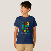 T-shirt Geocaching coloré (Devant entier)