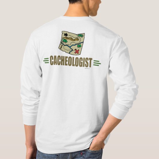 T-shirt Geocaching humoristique (Dos)