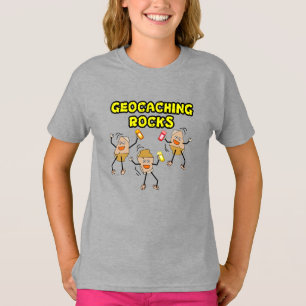 T-shirt Géocaching Rocks