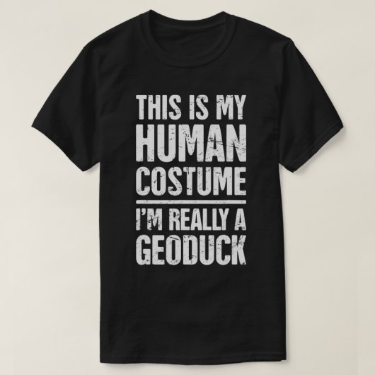 T-shirt Geoduck Hunter  Pacific Northwest Clam Geoduck  (Design devant)