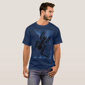 T-shirt Geoglyphes de Nazca Lines - Ancien araignée bleue (Devant entier)
