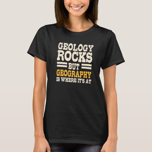 T-shirt Geographer Cartographer Geography World Map Geolog (Devant)