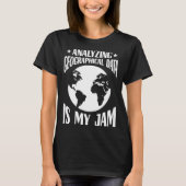 T-shirt Geographical Mapping Cartography World Map (Devant)