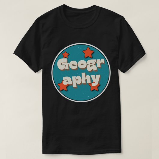 T-shirt Géographie (Design devant)