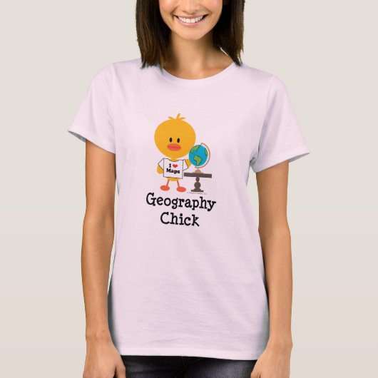 T-shirt Géographie Chick Tee - shirt biologique (Devant)